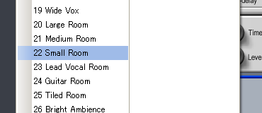 今回は【22 Small Room】を選択して見ます.